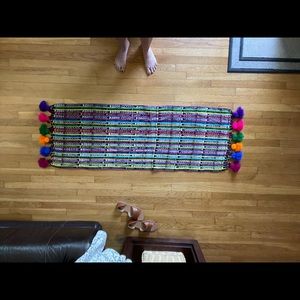 boho colorful table runner
